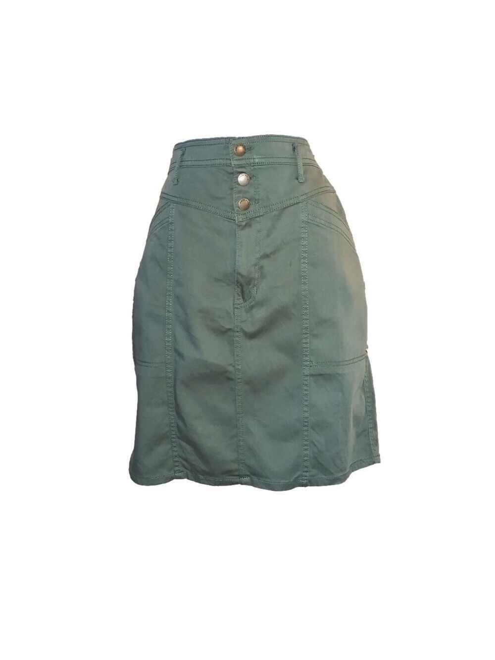Large Knox Rose Skirt dark khaki green